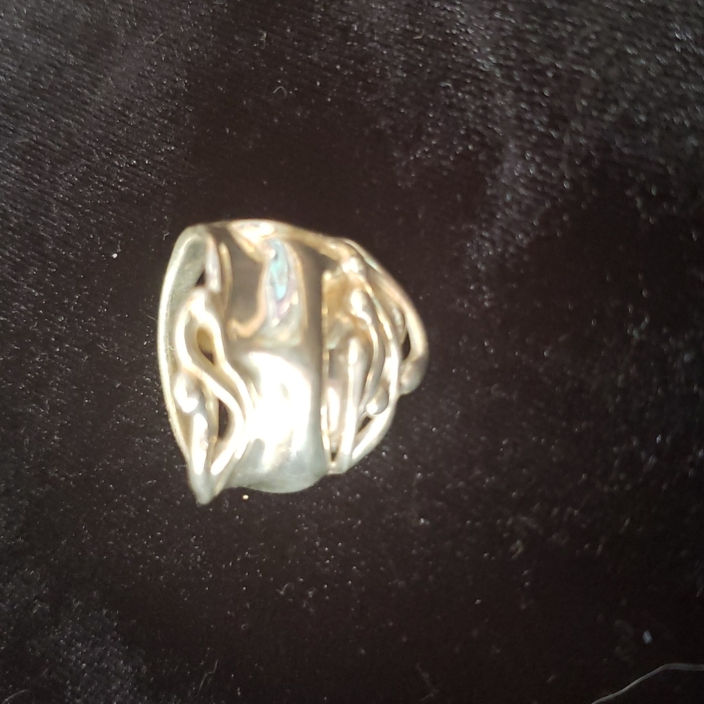 Hagit Sterling Silver organic design ring